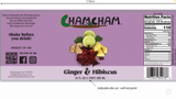 ChamCham Ginger and Hibiscus, Case of 12, 16 FL OZ