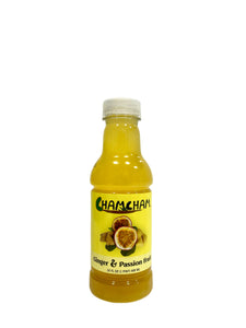 ChamCham Ginger and Passion fruit, Case of 12, 16 FL OZ