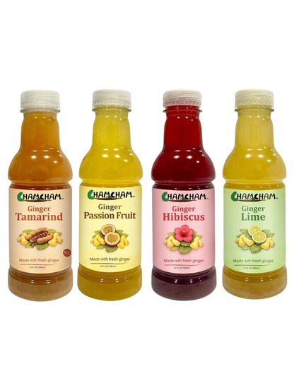 Variety Pack Drink | 4 Flavors |  ChamCham | Case of 12 | 16 FL OZ