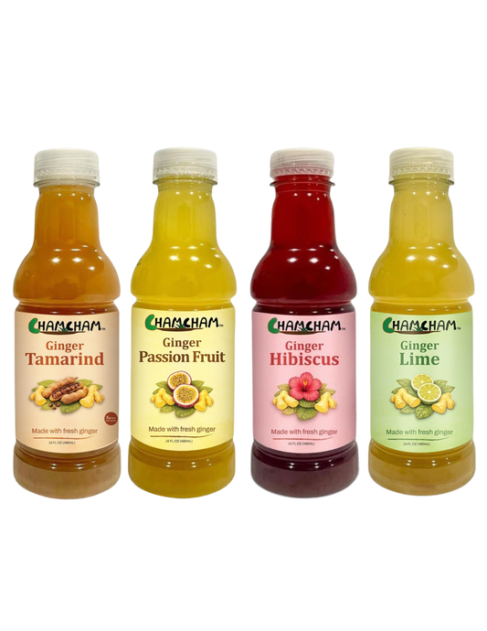 Variety Pack Drink | 4 Flavors |  ChamCham | Case of 12 | 16 FL OZ