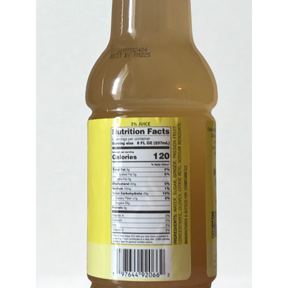 ChamCham Ginger and Passion fruit, Case of 12, 16 FL OZ